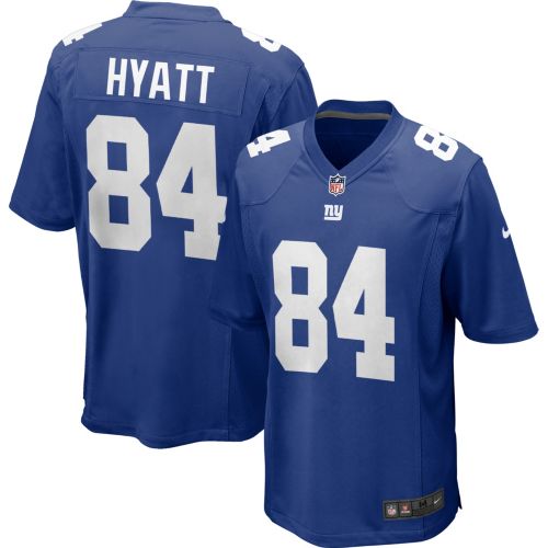 Nike Men's New York Giants Jaxson Dart #6 Blue Game Jersey