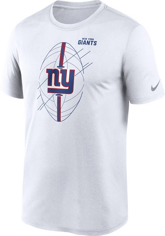 New York Giants Road Name & Number Long Sleeve T-Shirt - Saquon Barkley -  Mens