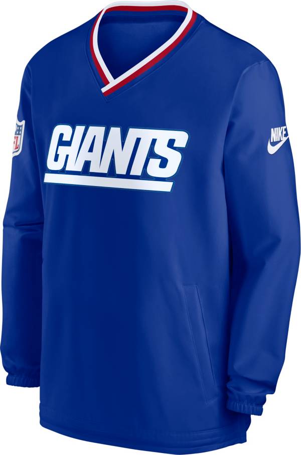 Nike New York Giants Mens Blue Sideline Therma Team Name Hood in