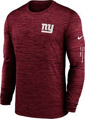 Nike New York Giants Red Sideline Local Performance Long Sleeve T-Shirt Size: Medium