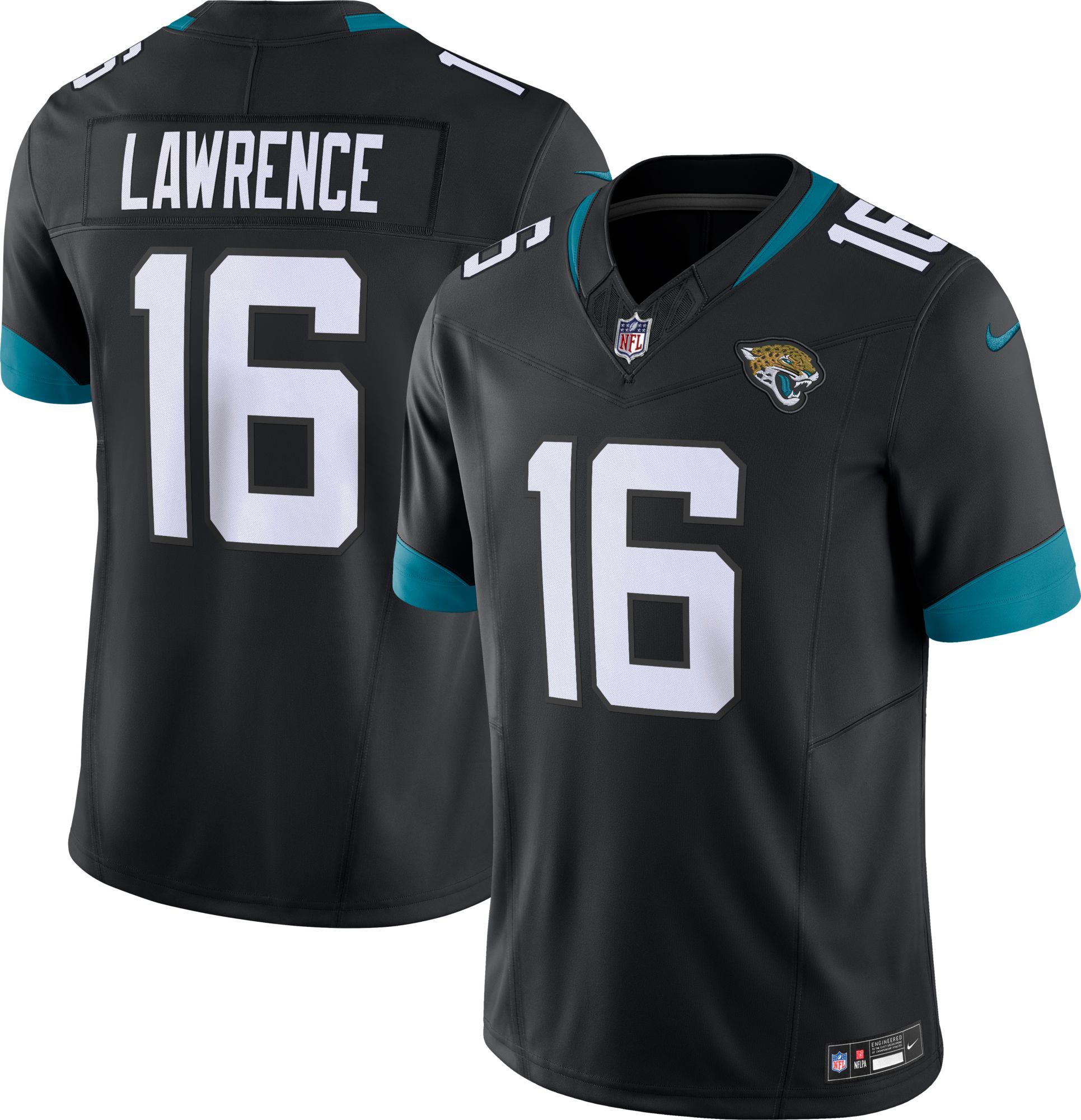 Nike Men's Jacksonville Jaguars Trevor Lawrence #16 Vapor F.U.S.E. Black Limited Jersey product image