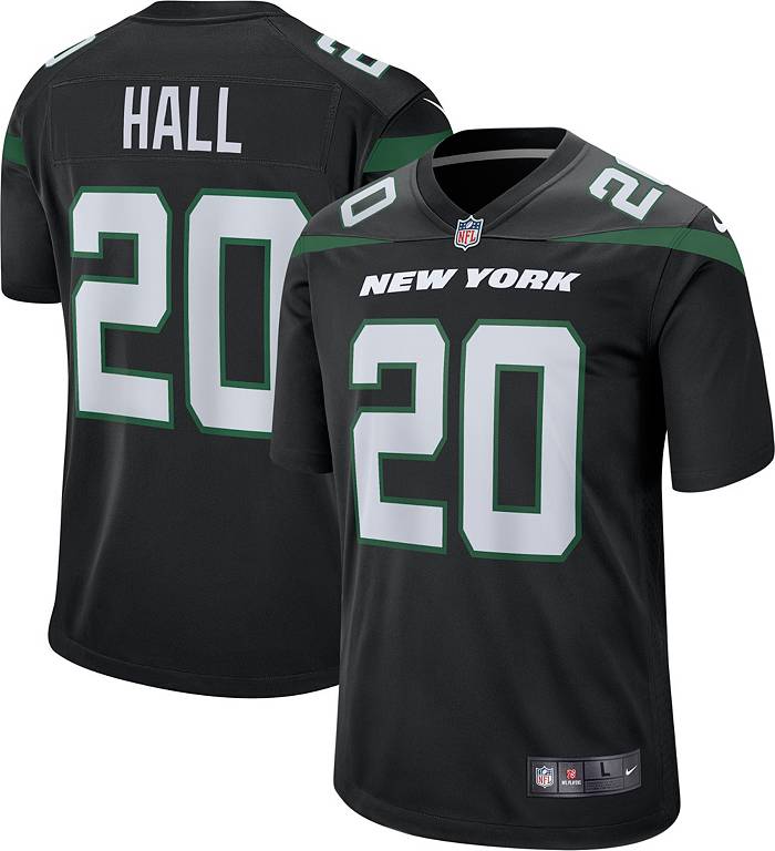 Nike Men's New York Jets Breece Hall #20 Alternate Green Game Jersey