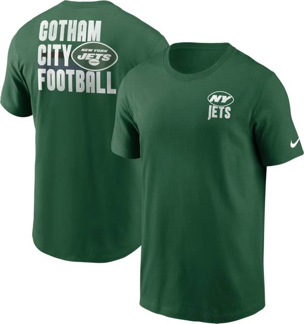 Nike Men's New York Jets Blitz Back Slogan Green T-Shirt