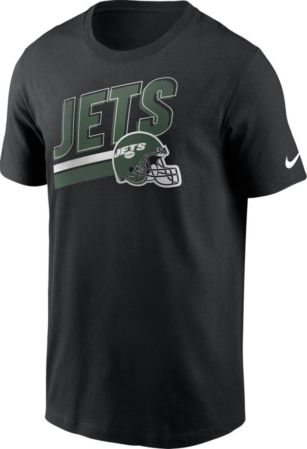 Nike Men's New York Jets Blitz Helmet Black T-Shirt product image