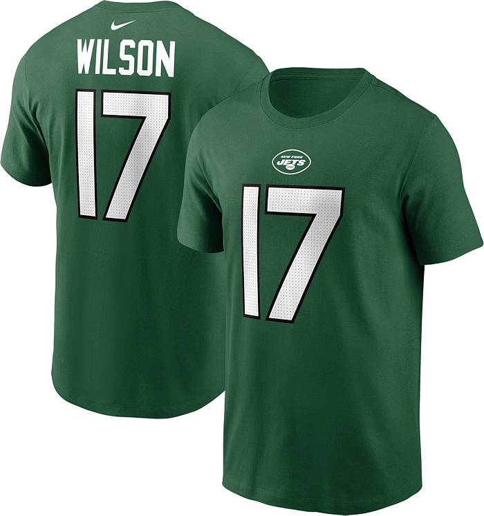 Nike Men's New York Jets Garrett Wilson #17 Green T-Shirt