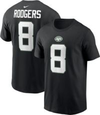 Nike Men's New York Jets Aaron Rodgers #8 Atmosphere Game Jersey - Grey - XXXL Each