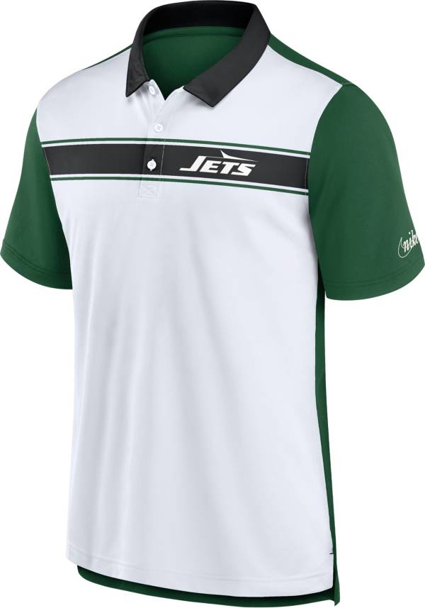 Nike Men's New York Jets Rewind Black/White Polo product image