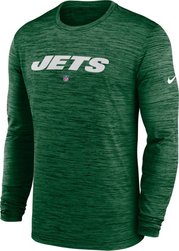 Nike Men's New York Jets Sideline Velocity Green Long Sleeve T-Shirt product image