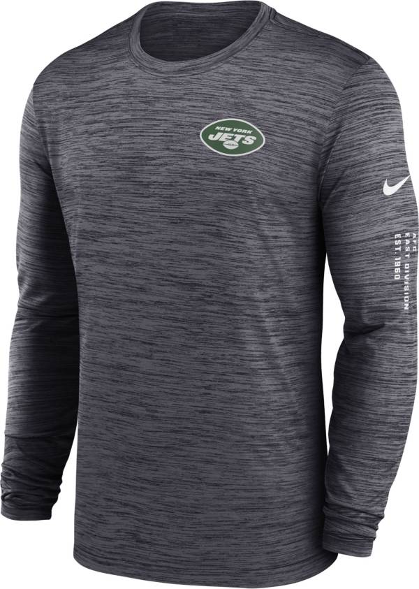 Nike Men's New York Jets Sideline Alt Black Velocity Long Sleeve T-Shirt product image