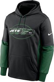 Nike Men's New York Jets Overlap Black Pullover Hoodie