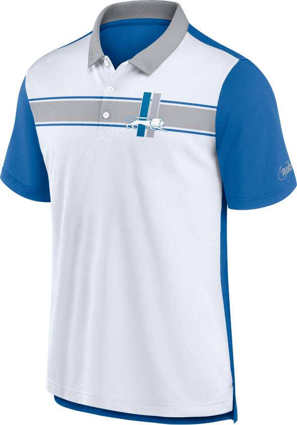 Men's Detroit Lions Nike Blue/Gray Fashion Performance Polo