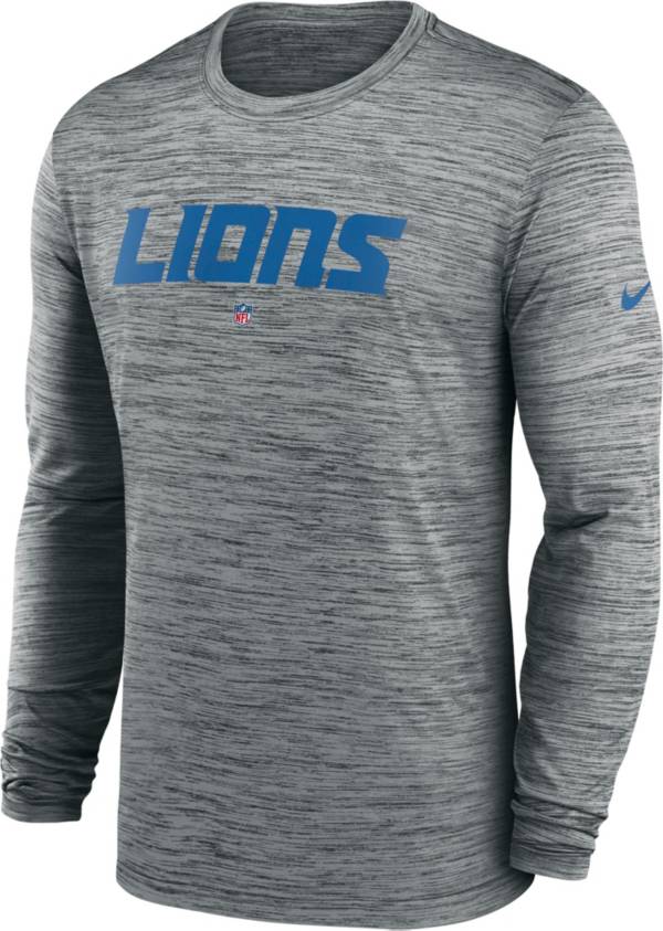 Detroit Lions Nike Sideline Coach Performance Long Sleeve T-Shirt - Size M  - 3XL