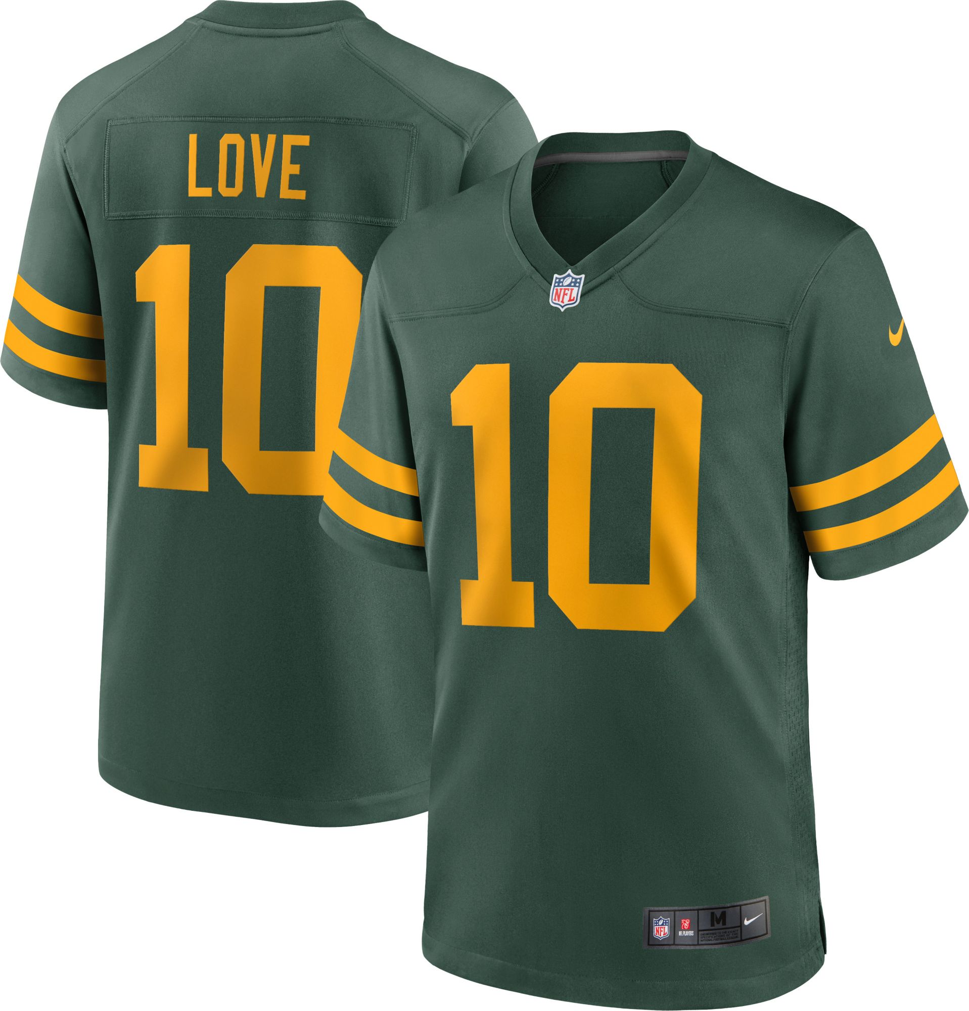 Nike Men's Green Bay Packers Jordan Love #10 Alternate Game Jersey product image