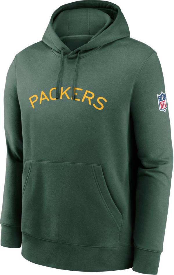 Dick's Sporting Goods Nike Youth Green Bay Packers Sideline Therma-FIT  Green Pullover Hoodie