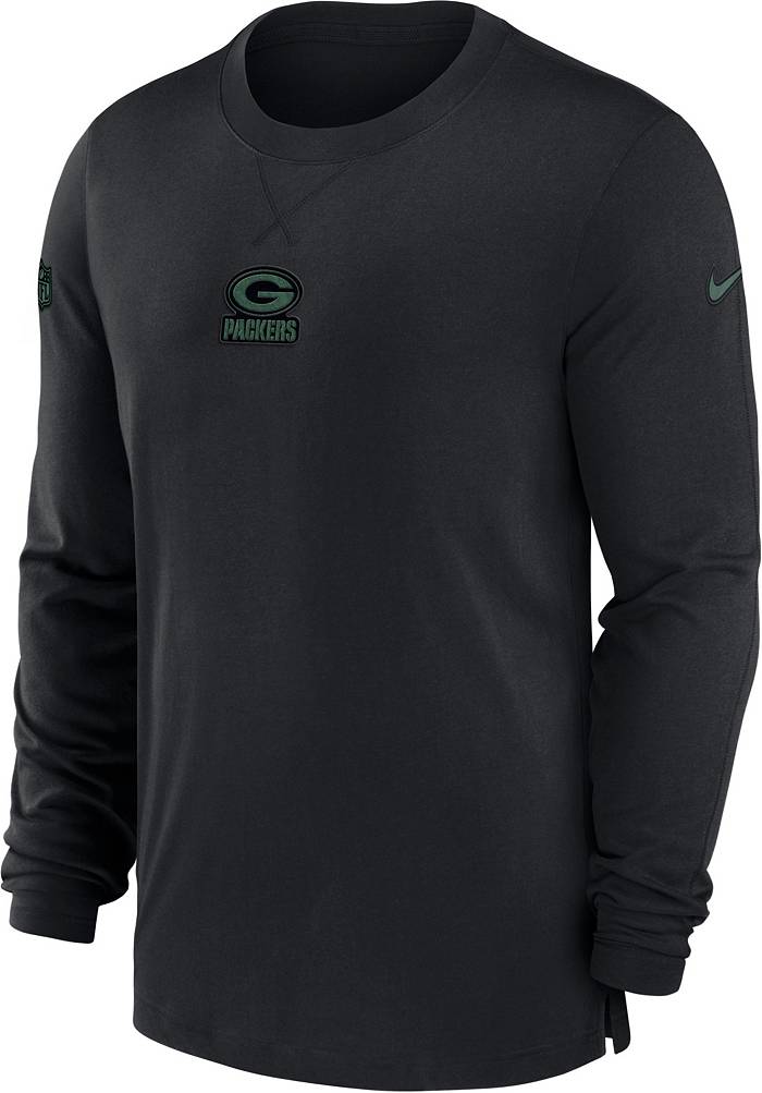 Dick's Sporting Goods Nike Men's Green Bay Packers Sideline Legend Velocity  White Long Sleeve T-Shirt