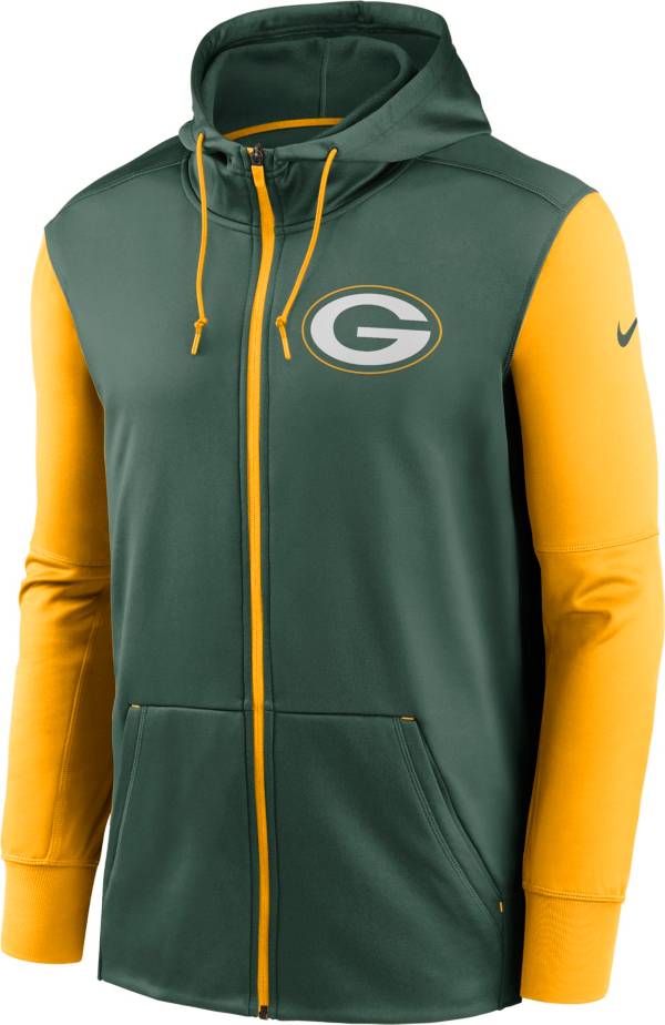 Nike Packers Women's Funnel Pullover Hoodie Charcoal Size L | MODA3