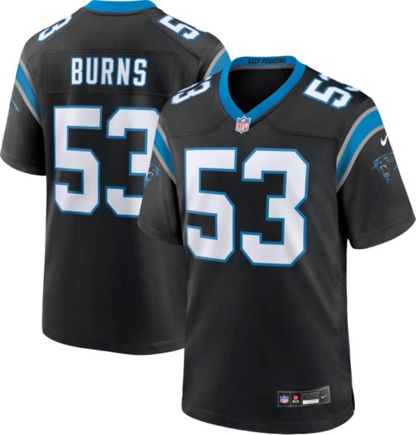 Nike Men s Carolina Panthers Brian Burns 53 Black Game Jersey