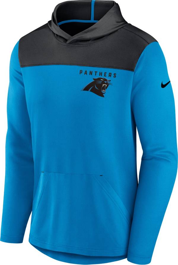 Nike Men's Carolina Panthers Alternate Blue Hooded Long Sleeve T-Shirt product image