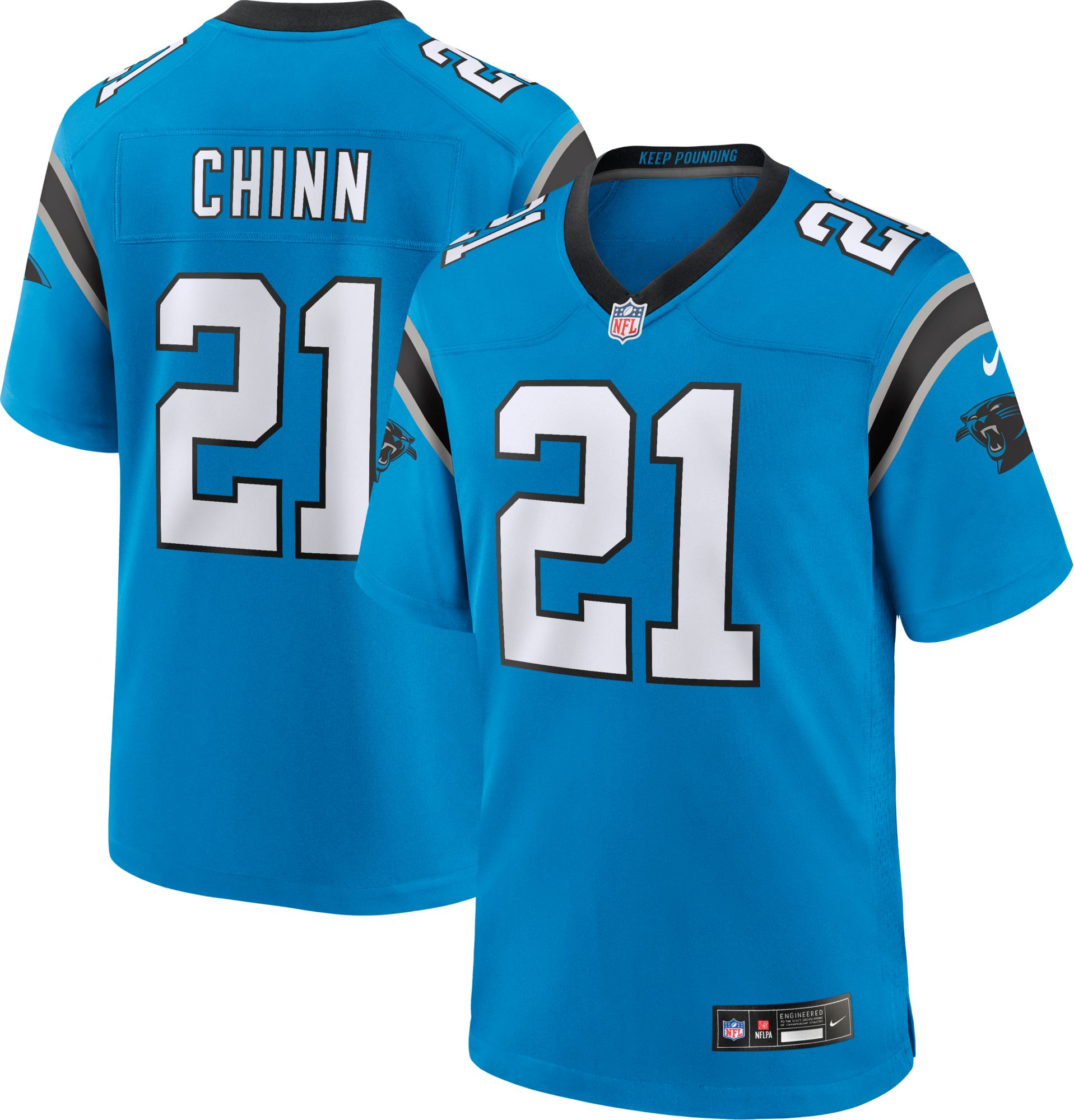 Nike Carolina Panthers No21 Jeremy Chinn Olive/Camo Men's Stitched NFL Limited 2017 Salute To Service Jersey