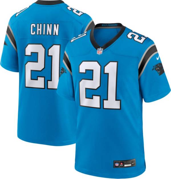 Authentic Team Issue Nike NFL Carolina Panthers Dri-Fit Jersey Shirt Gray  Black