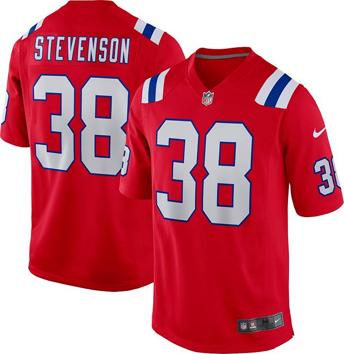 Nike Men's New England Patriots Rhamondre Stevenson #38 Alternate Red Game  Jersey