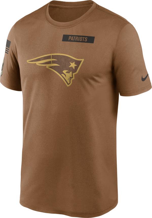 Nike Men's New England Patriots 2023 Salute to Service Brown Legend T-Shirt product image