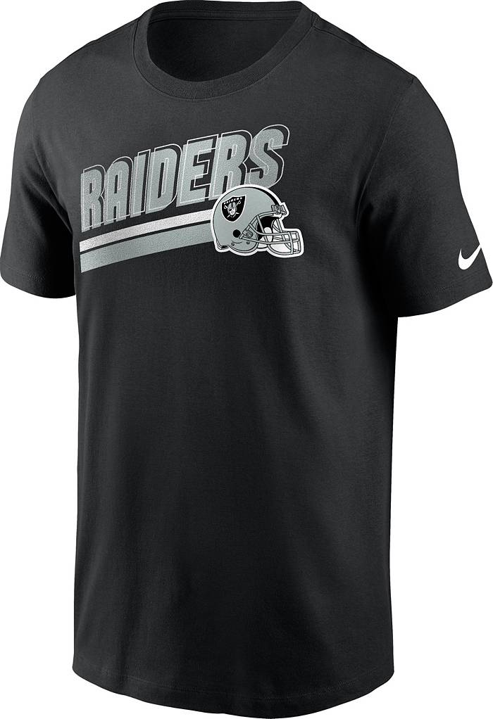 Men's Las Vegas Raiders Nike Anthracite Blitz Essential T-Shirt in 2023