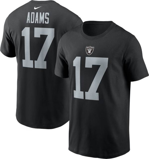 Nike Men's Las Vegas Raiders Davante Adams #17 Black T-Shirt