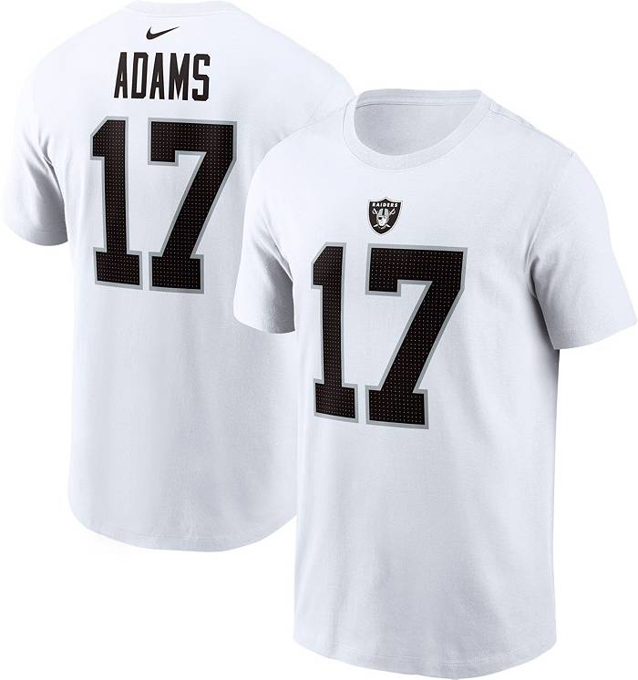 Nike Men's Las Vegas Raiders Davante Adams #17 White T-Shirt