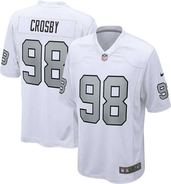 Nike Men's Las Vegas Raiders Maxx Crosby #98 Alternate White Game Jersey