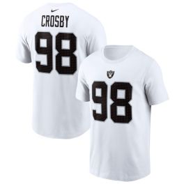 Maxx Crosby #98 Raiders Stitched Home Black F.U.S.E Jersey w