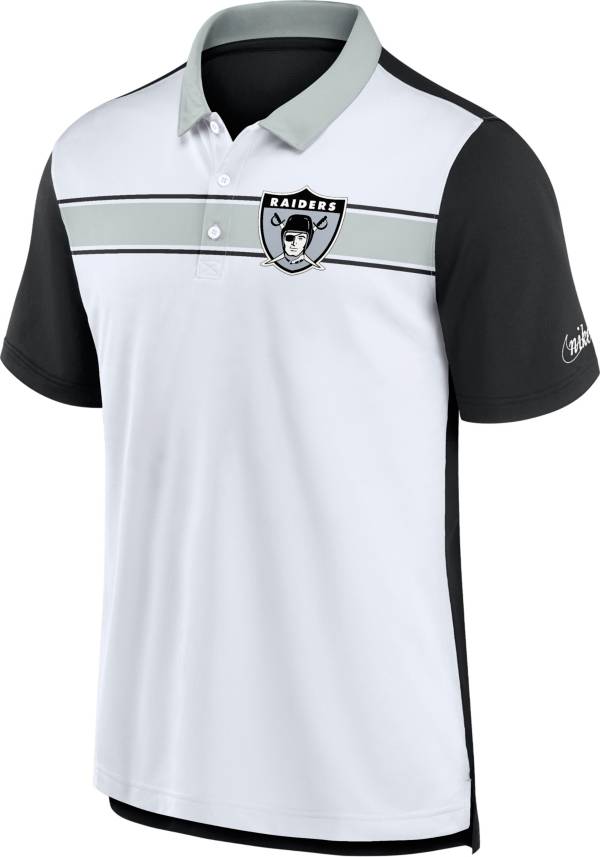 Las Vegas Raiders Rewind Logo Nike Men's NFL T-Shirt in Grey