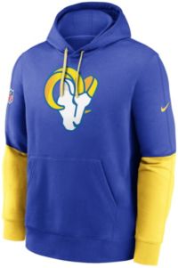 Nike Men s Los Angeles Rams Sideline Club Royal Pullover Hoodie Dick s Sporting Goods