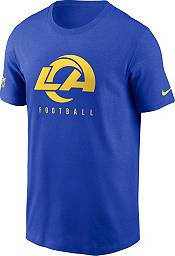 Los Angeles Rams Nike Women's Prime Split Long Sleeve T-Shirt - Royal