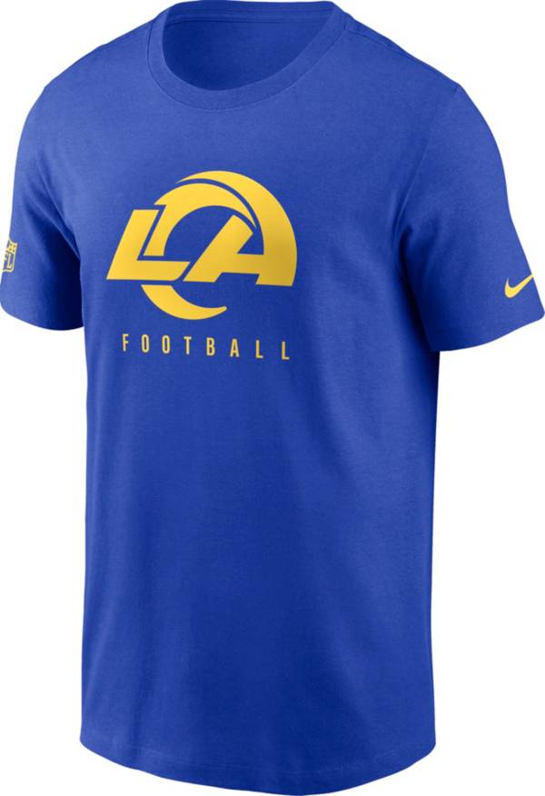 Nike Men's Los Angeles Rams Sideline Team Issue Royal T-Shirt