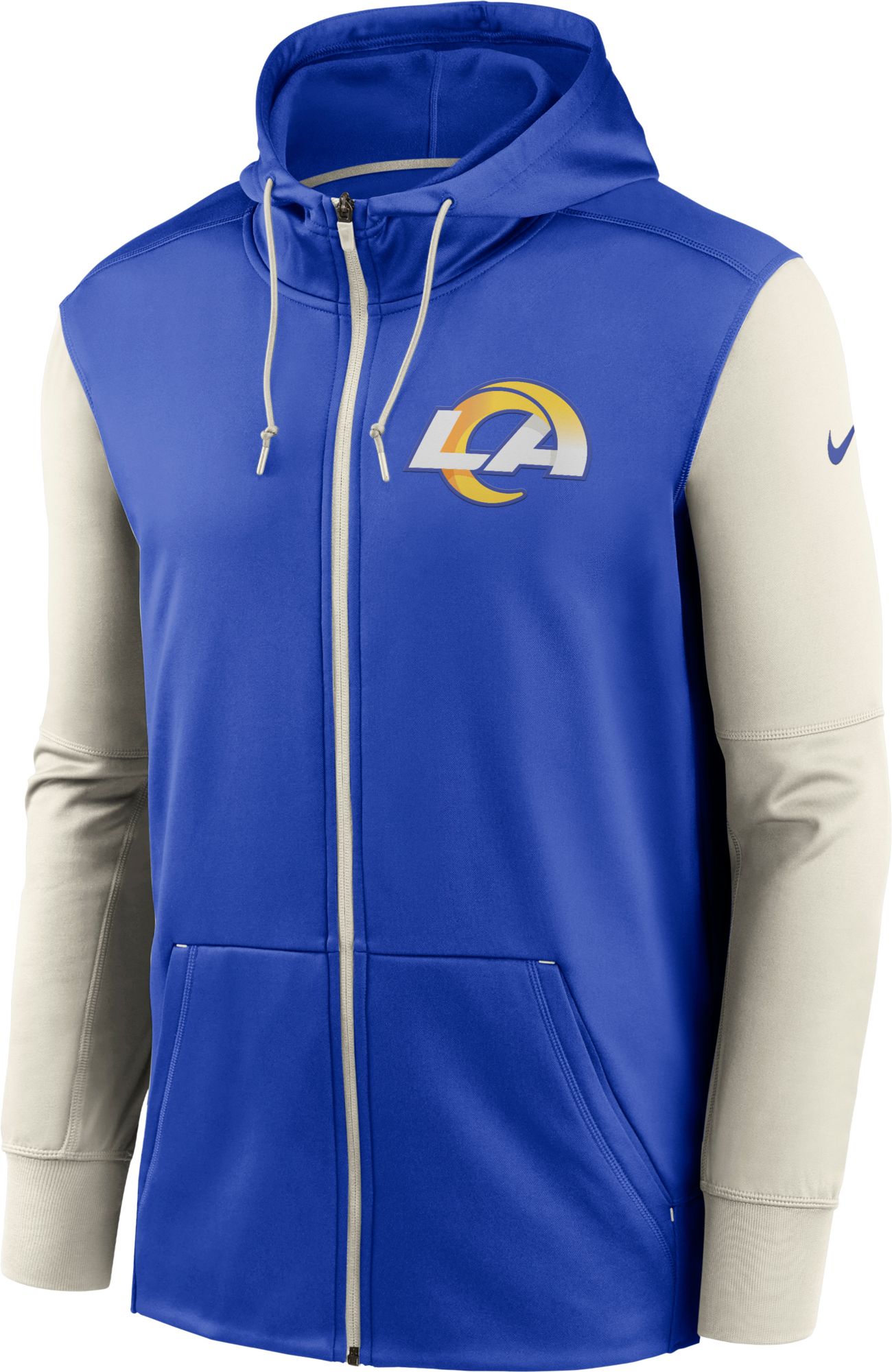 Nike Men's Los Angeles Rams Therma-FIT Color Block Royal/White Full-Zip  Hoodie | Dick's Sporting Goods