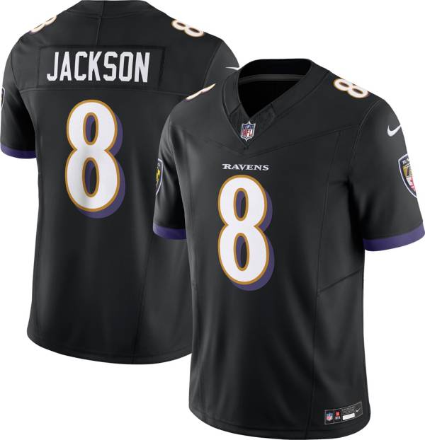 Nike Men's Baltimore Ravens Lamar Jackson #8 Purple Game Jersey