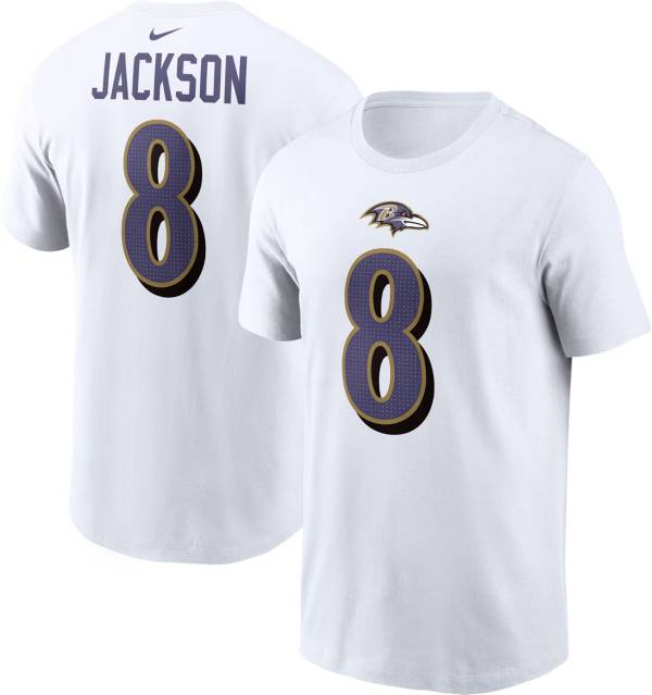 Nike Lamar Jackson #8 Baltimore Ravens YOUTH Size Large Game