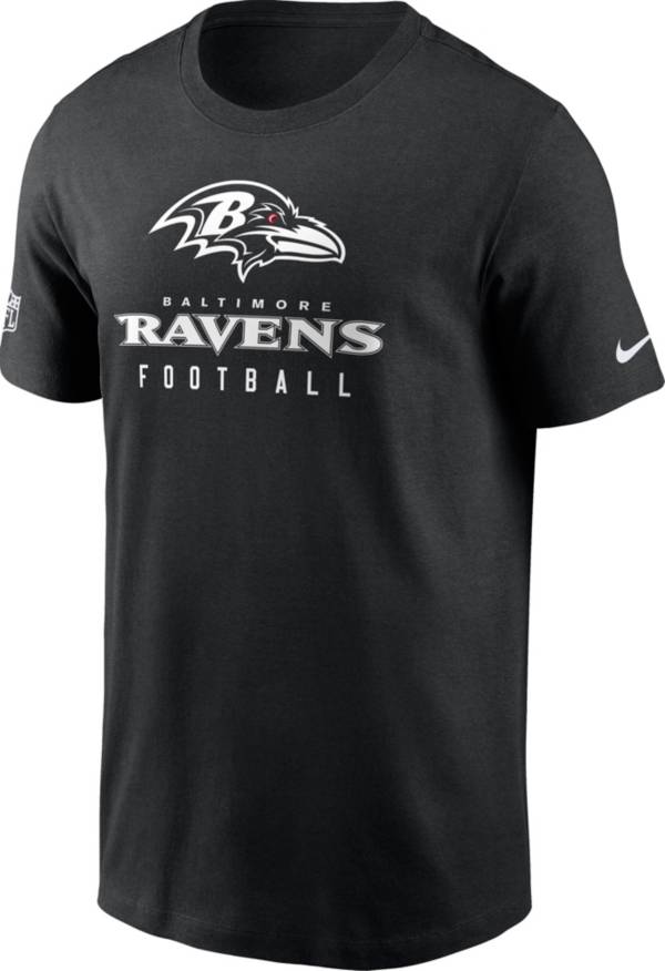 Baltimore Ravens Nike Sideline Team Logo Performance Pullover Hoodie - Black