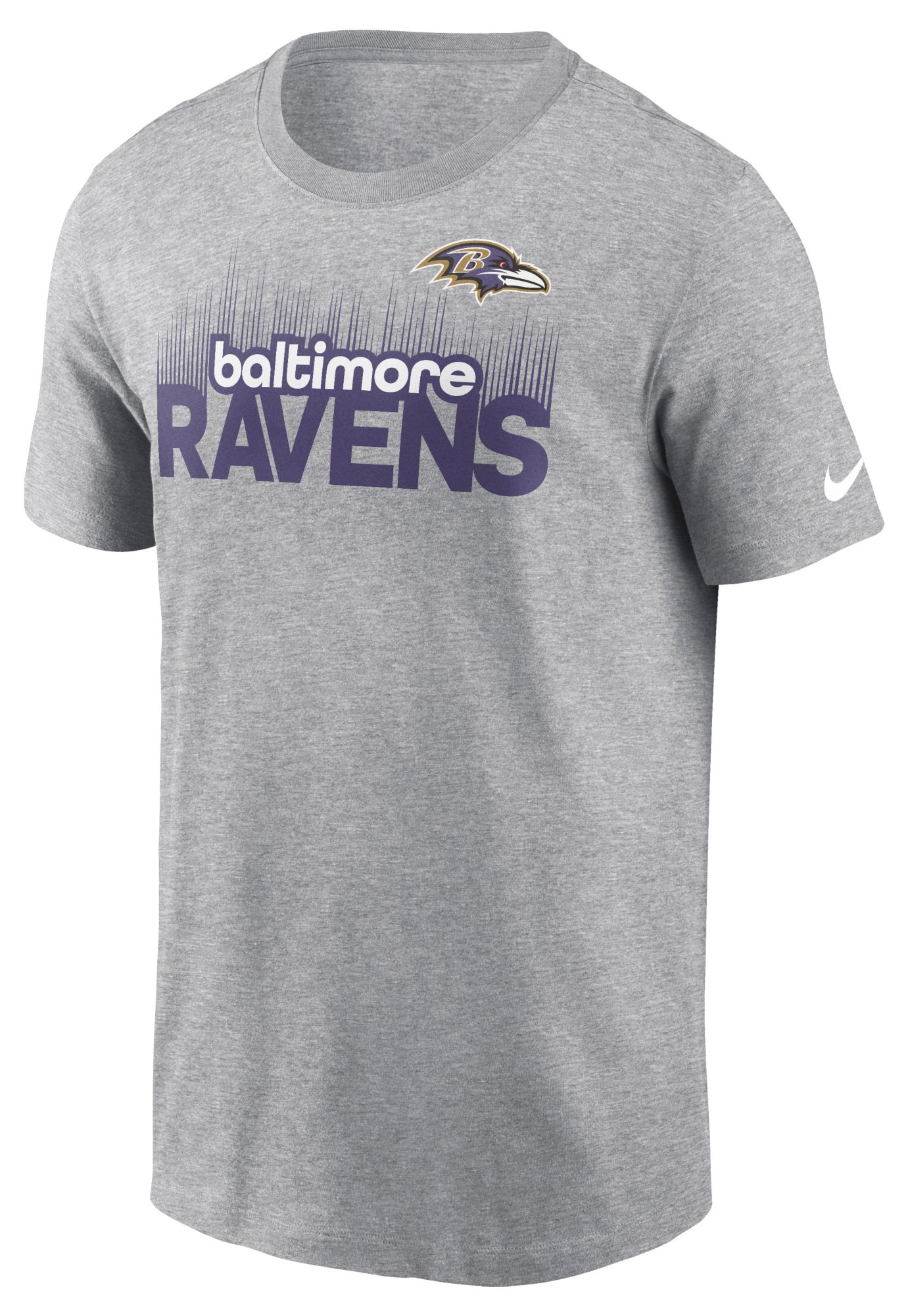 Nike Men's Baltimore Ravens Team Rise Dark Grey Heather T-Shirt product image