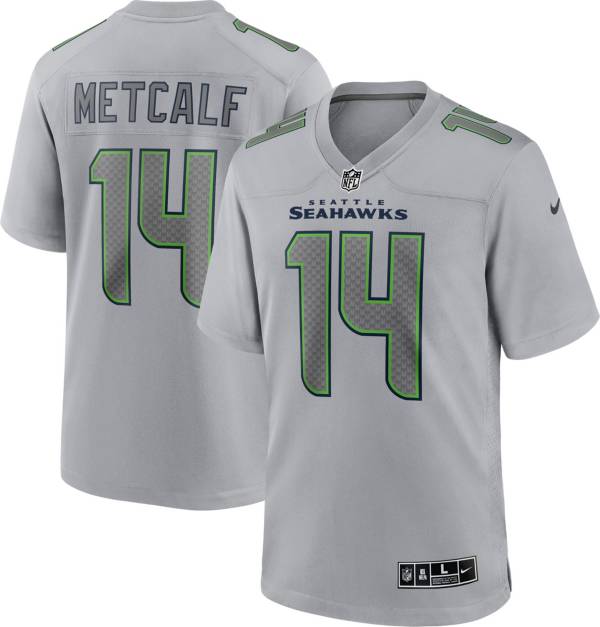 Nike Little Kid's Seattle Seahawks DK Metcalf #14 Grey Game Jersey