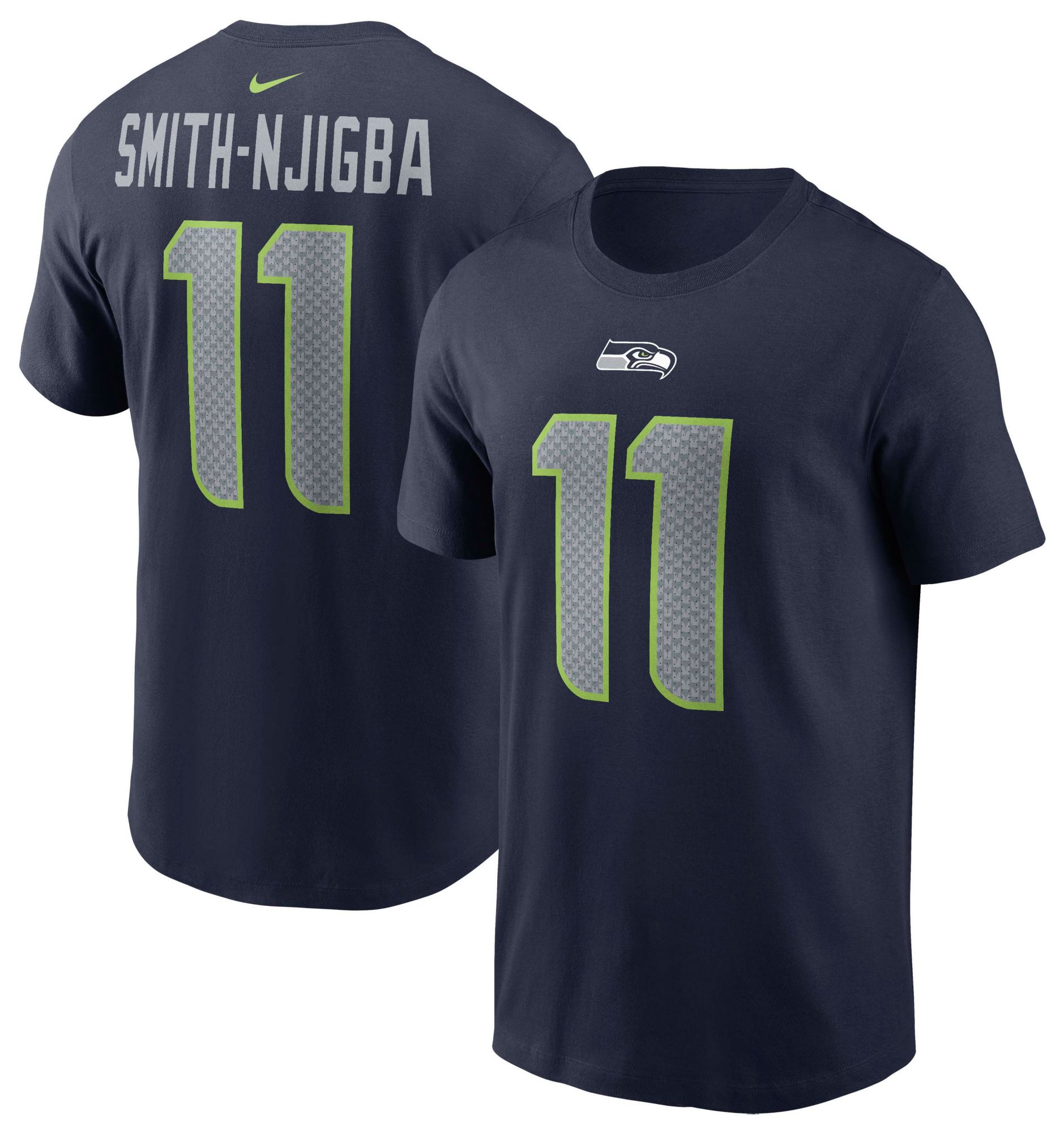 Nike Men's Seattle Seahawks Jaxon Smith-Njigba #11 Navy T-Shirt product image