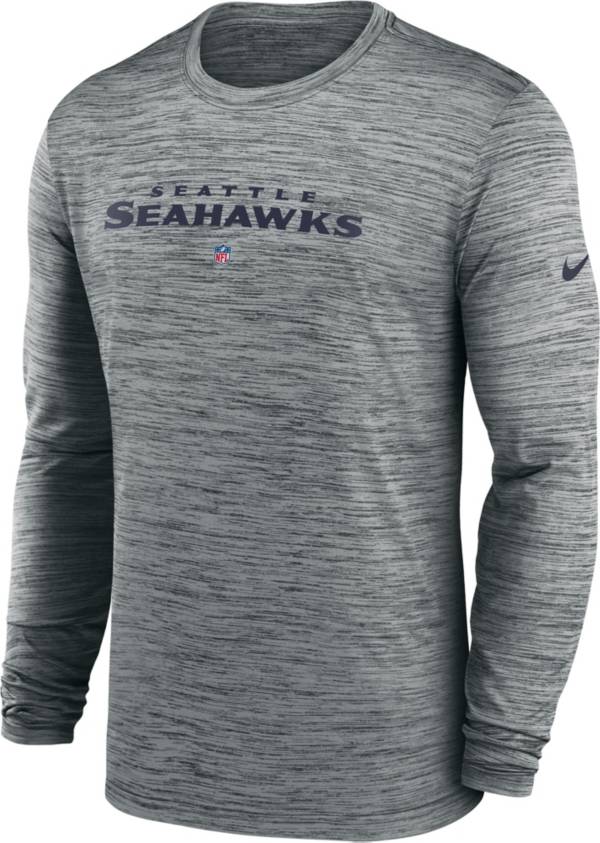 Nike Men's Seattle Seahawks Sideline Velocity Dark Grey Heather