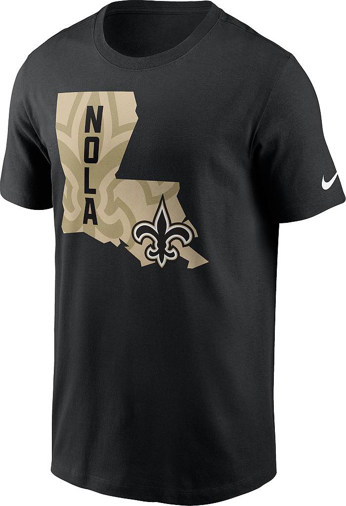 Nike Men's New Orleans Saints Local Black T-Shirt