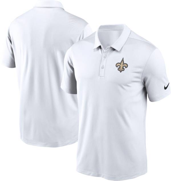 Nike Men's New Orleans Saints Pacer White Polo