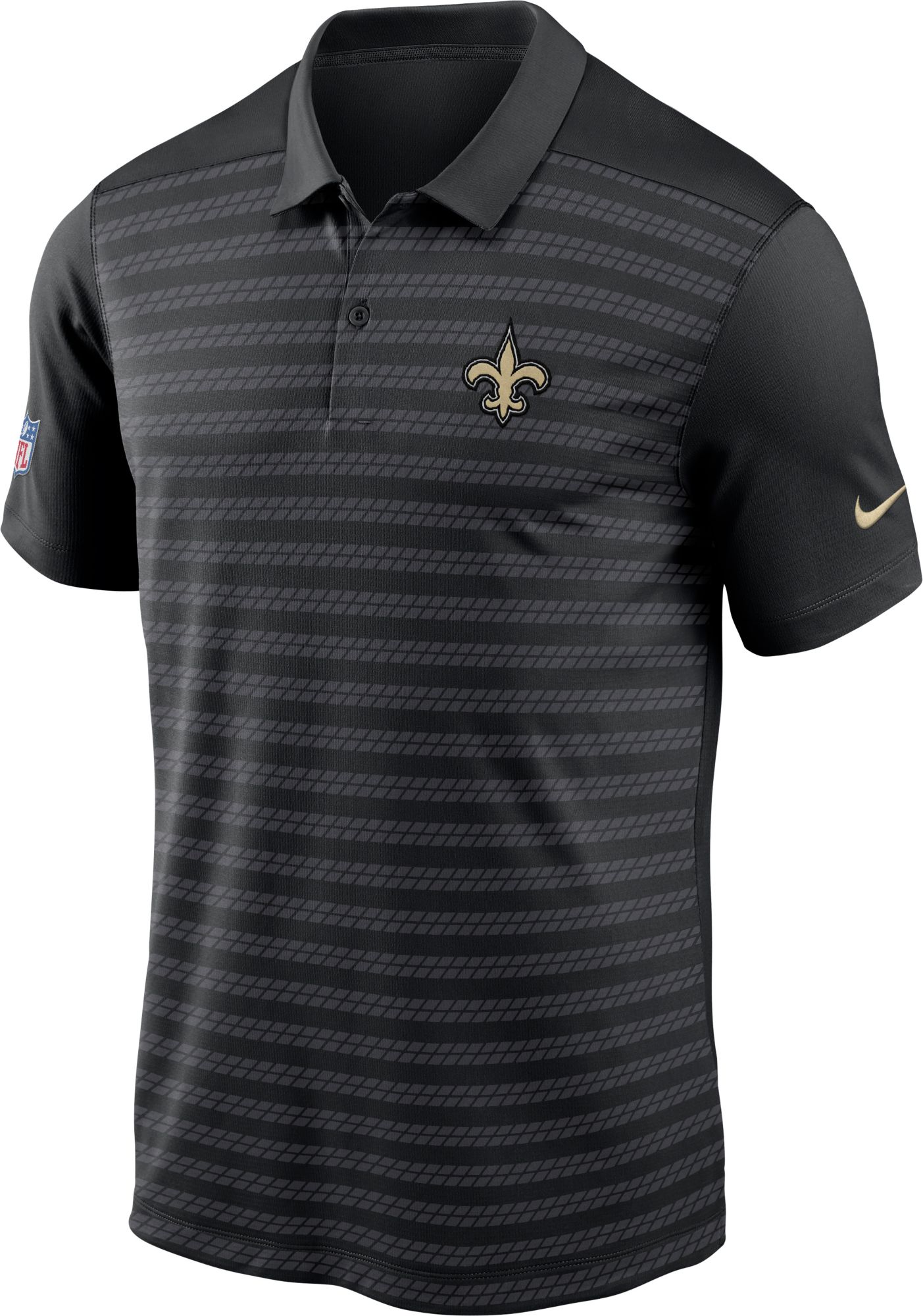 Nike Men's New Orleans Saints Sideline Victory Black Polo product image