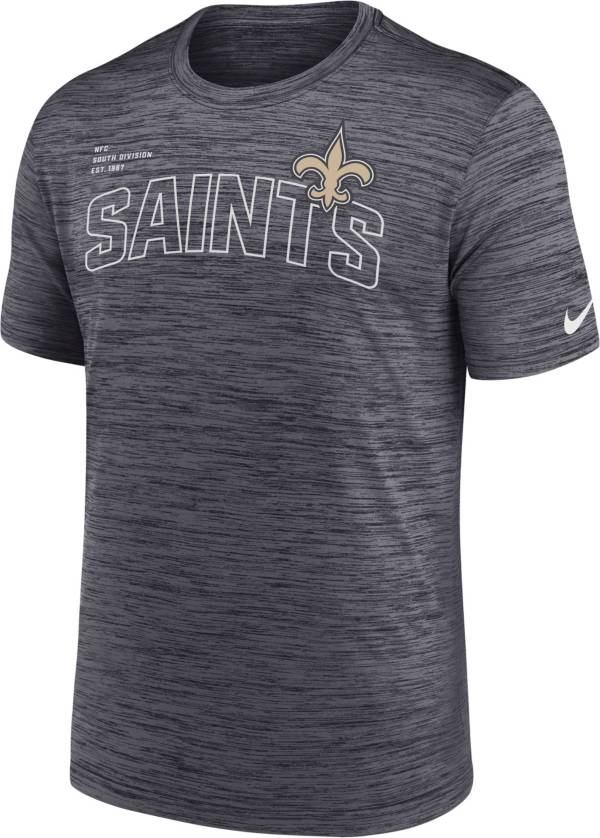 Nike Men's New Orleans Saints Velocity Arch Black T-Shirt