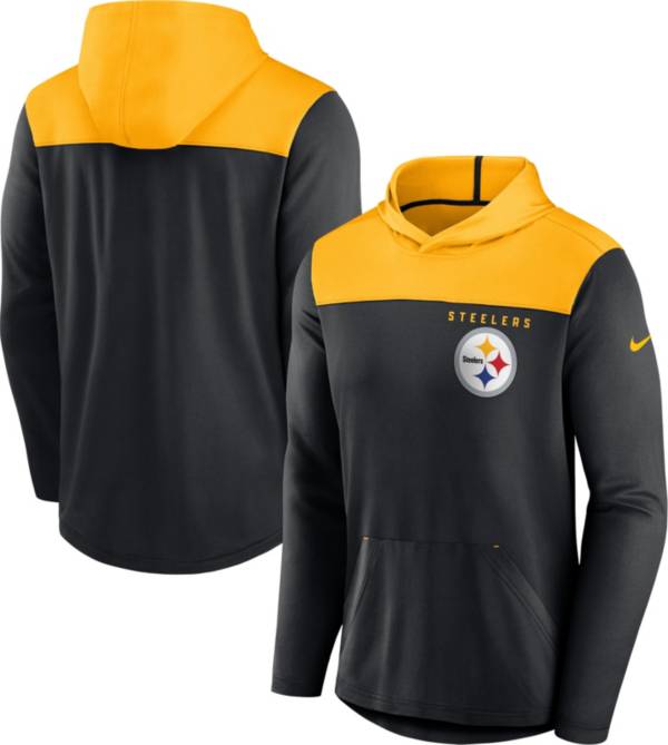 Pittsburgh Steelers Men's Nike Dri-FIT Hooded Long Sleeve T-Shirt