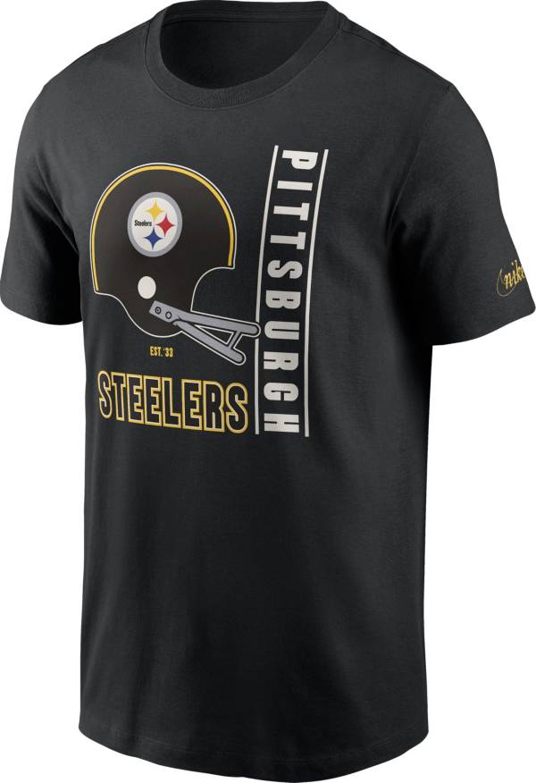 Nike Men's Pittsburgh Steelers Rewind Essential Black T-Shirt product image