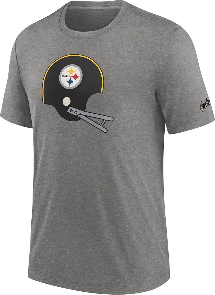 Men's Nike Anthracite Pittsburgh Steelers Blitz Essential T-Shirt Size: Medium